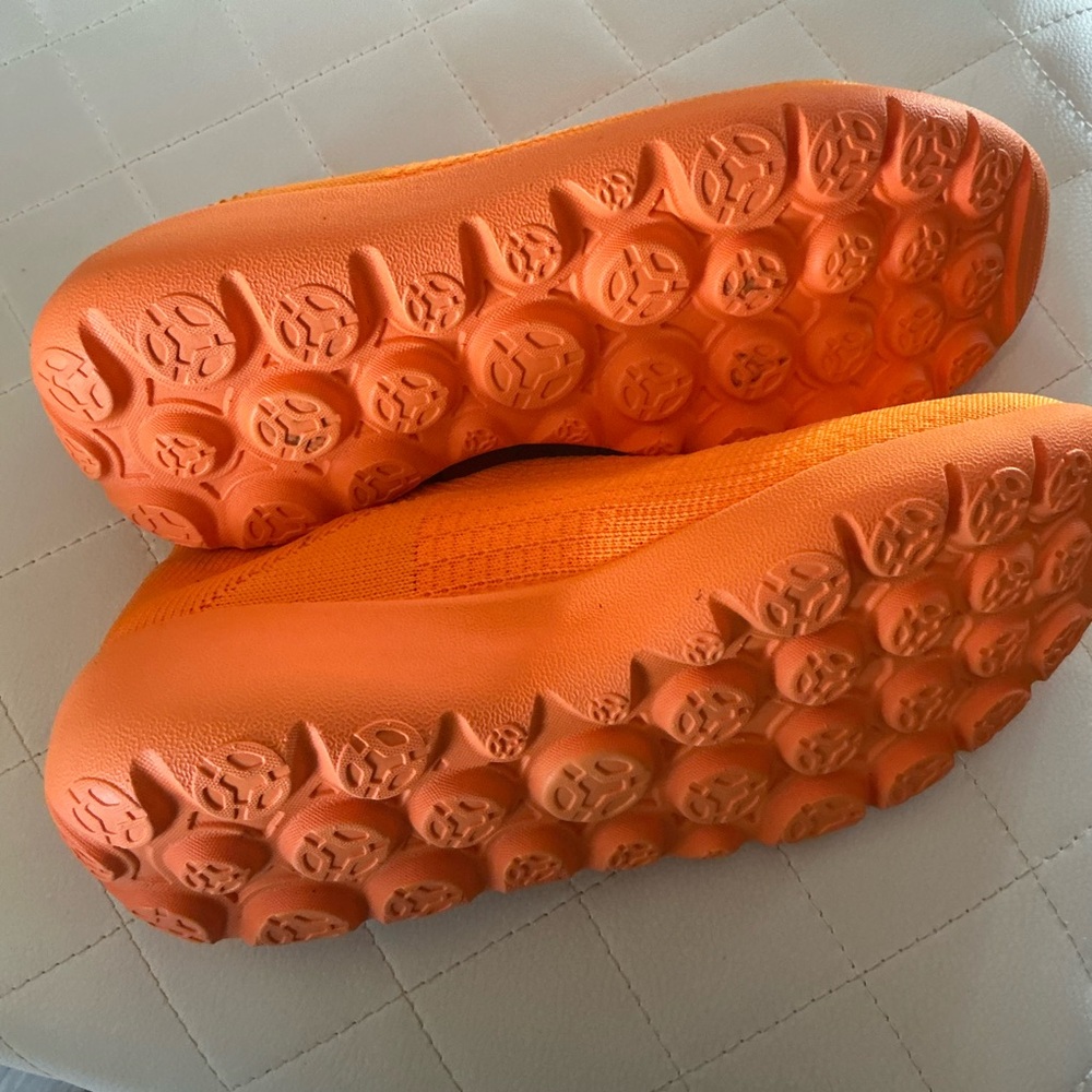 Vibrant Orange Slip-On womens Shoes - Picture 5 of 7
